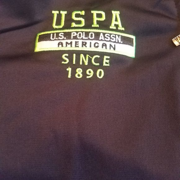 Us Polo Association green varsity jacket  Sz 12 - Picture 2 of 7